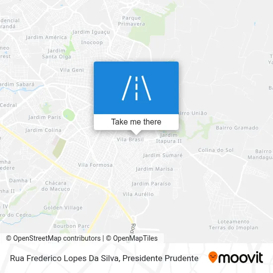 Rua Frederico Lopes Da Silva map
