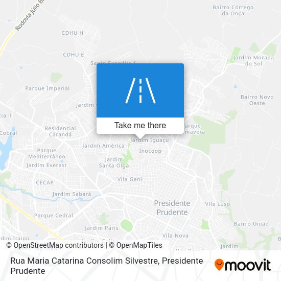 Rua Maria Catarina Consolim Silvestre map