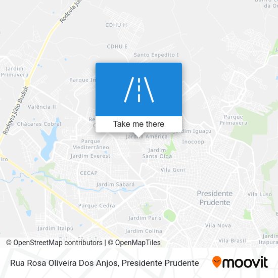 Rua Rosa Oliveira Dos Anjos map