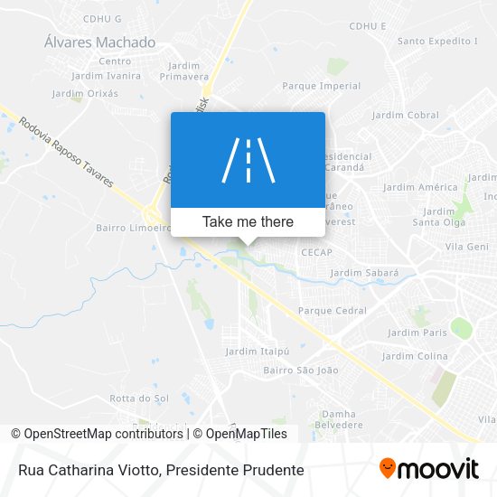 Rua Catharina Viotto map
