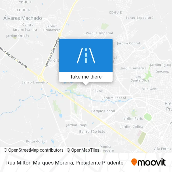 Rua Milton Marques Moreira map