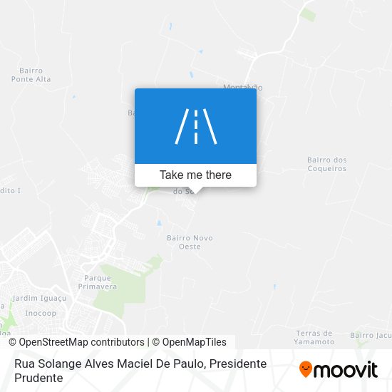 Rua Solange Alves Maciel De Paulo map