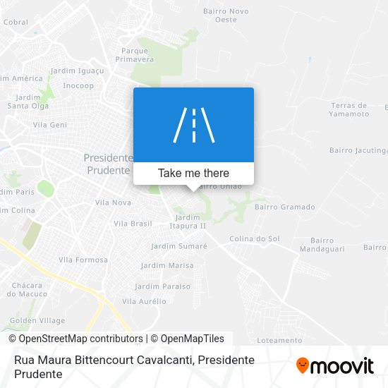 Rua Maura Bittencourt Cavalcanti map