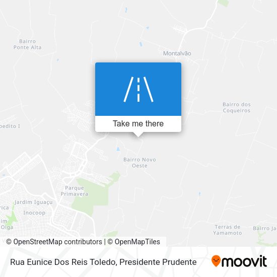 Rua Eunice Dos Reis Toledo map