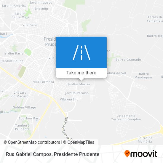 Rua Gabriel Campos map