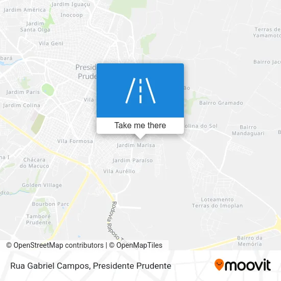 Rua Gabriel Campos map