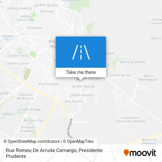 Rua Romeu De Arruda Camargo map