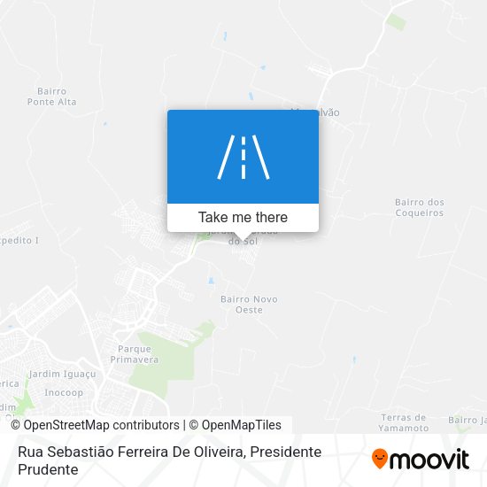 Rua Sebastião Ferreira De Oliveira map