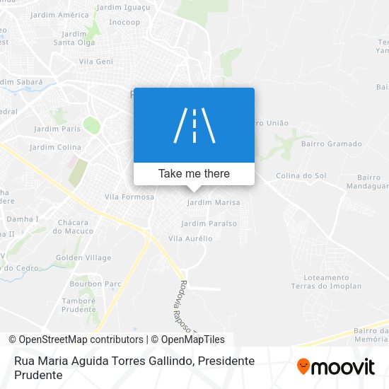 Rua Maria Aguida Torres Gallindo map