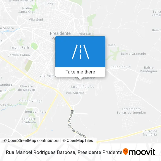 Rua Manoel Rodrigues Barbosa map