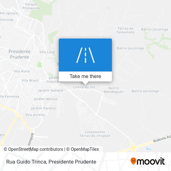 Rua Guido Trinca map