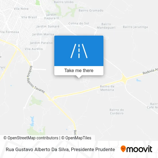 Rua Gustavo Alberto Da Silva map