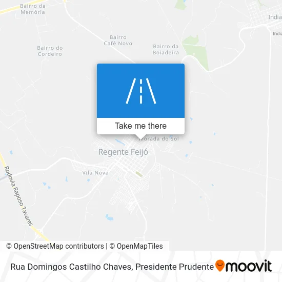 Rua Domingos Castilho Chaves map