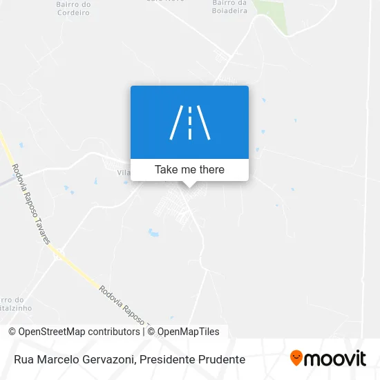 Rua Marcelo Gervazoni map