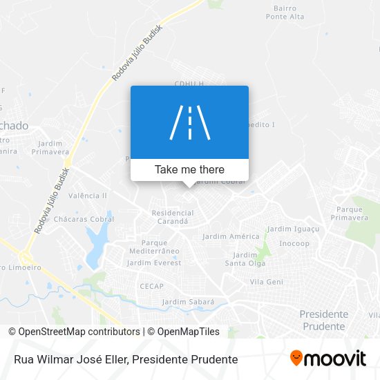 Rua Wilmar José Eller map