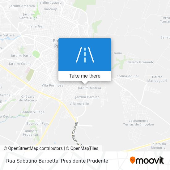 Rua Sabatino Barbetta map