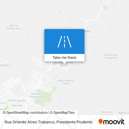 Rua Orlando Alves Trabanco map