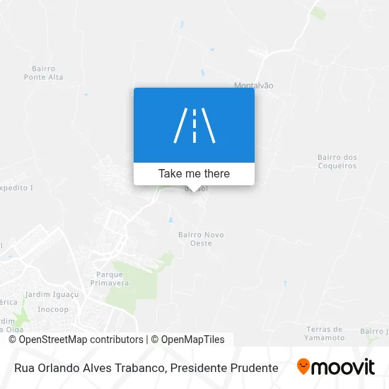 Rua Orlando Alves Trabanco map