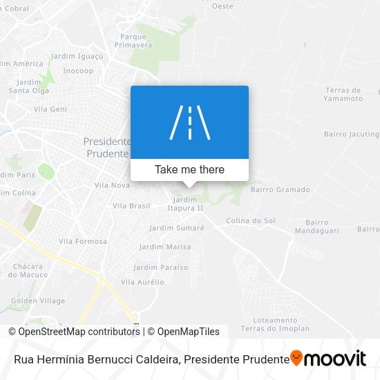 Rua Hermínia Bernucci Caldeira map