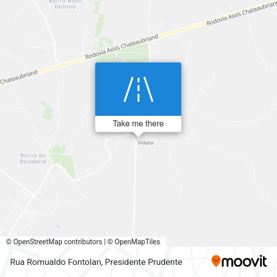 Rua Romualdo Fontolan map