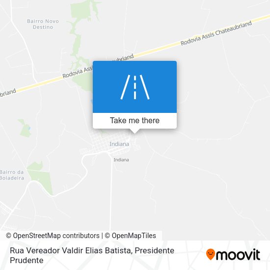 Rua Vereador Valdir Elias Batista map