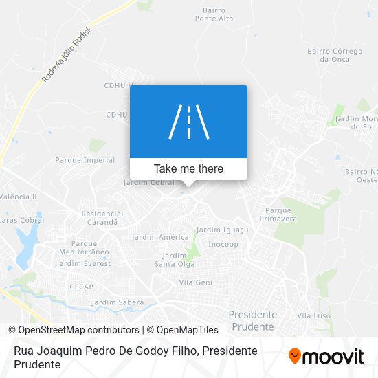 Rua Joaquim Pedro De Godoy Filho map