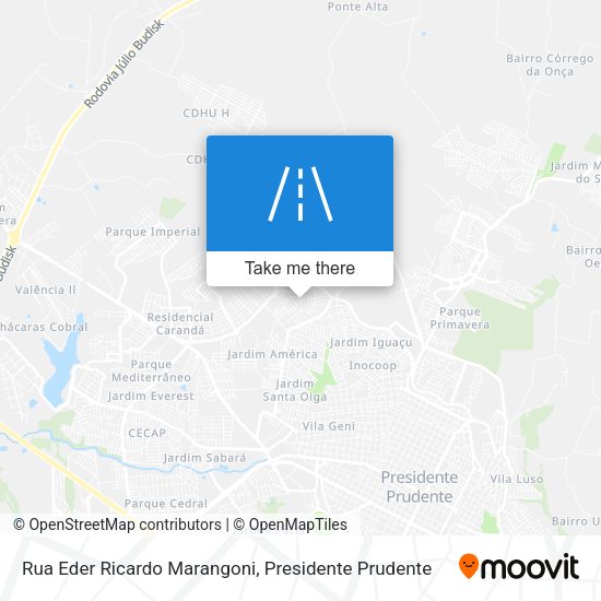 Rua Eder Ricardo Marangoni map