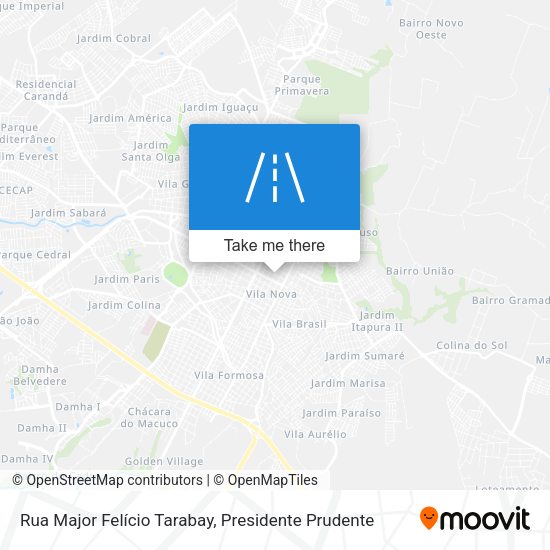 Rua Major Felício Tarabay map