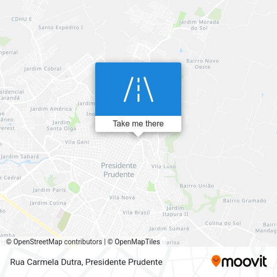 Rua Carmela Dutra map