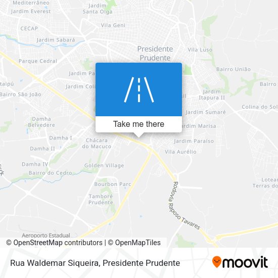 Rua Waldemar Siqueira map