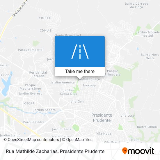 Rua Mathilde Zacharias map