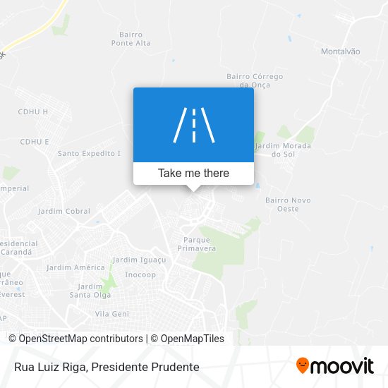 Rua Luiz Riga map