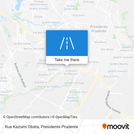 Rua Kazumi Obata map