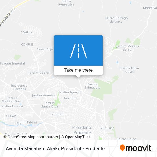 Avenida Masaharu Akaki map