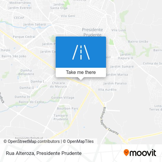 Rua Alteroza map