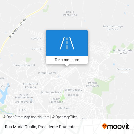 Rua Maria Qualio map