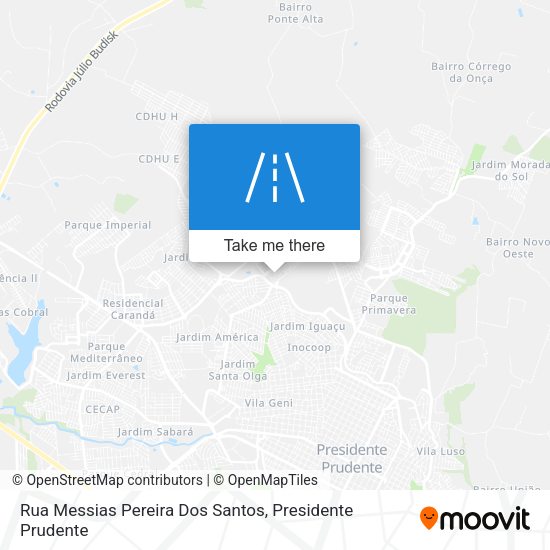 Rua Messias Pereira Dos Santos map