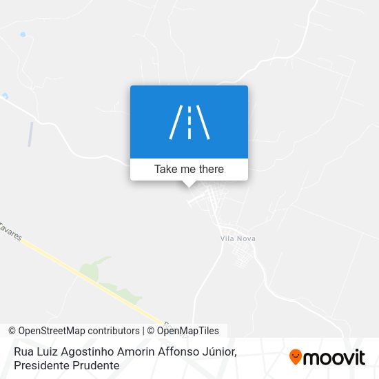 Rua Luiz Agostinho Amorin Affonso Júnior map