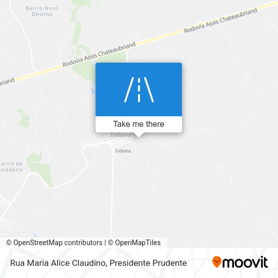 Rua Maria Alice Claudino map