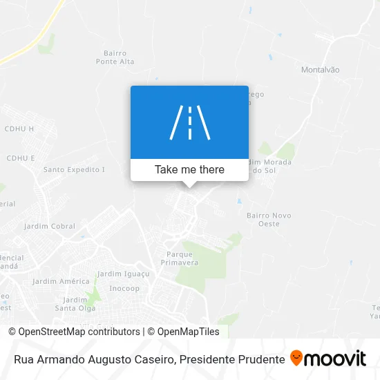 Rua Armando Augusto Caseiro map