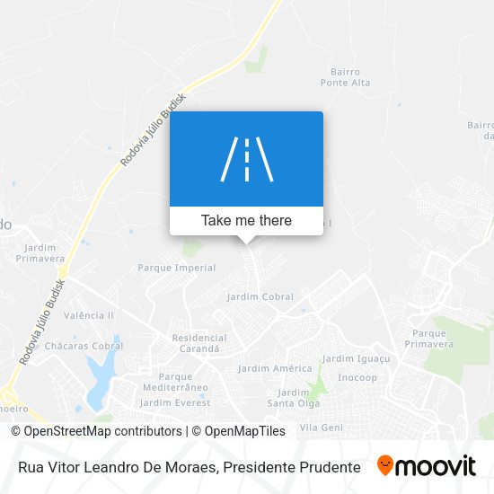 Rua Vitor Leandro De Moraes map