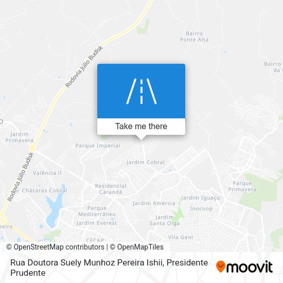 Rua Doutora Suely Munhoz Pereira Ishii map