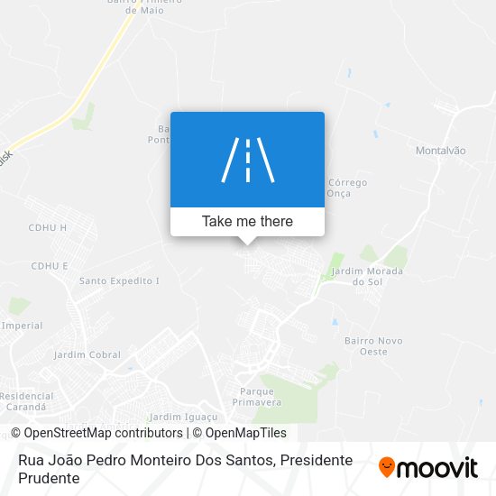 Rua João Pedro Monteiro Dos Santos map