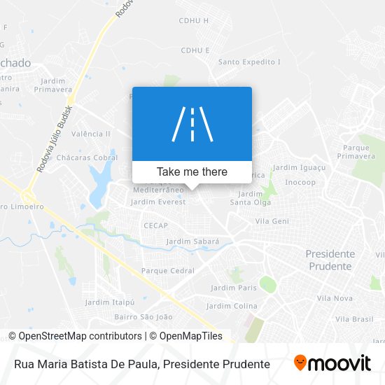 Rua Maria Batista De Paula map