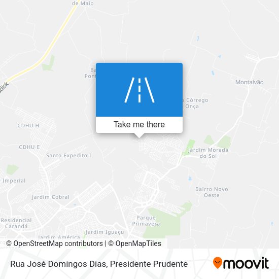 Rua José Domingos Dias map