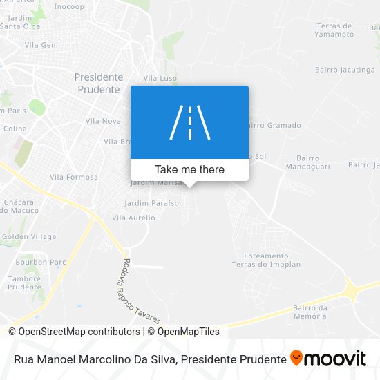 Rua Manoel Marcolino Da Silva map