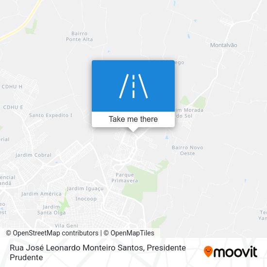 Rua José Leonardo Monteiro Santos map