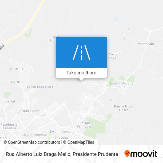 Rua Alberto Luiz Braga Mello map