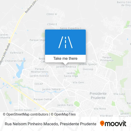 Rua Nelsom Pinheiro Macedo map