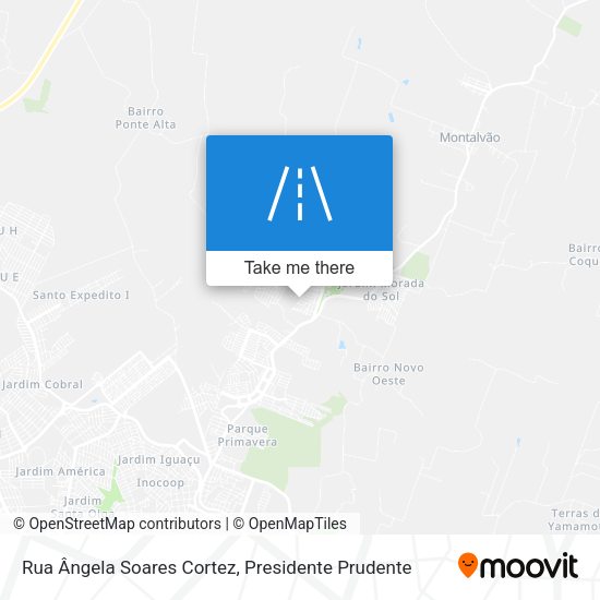 Rua Ângela Soares Cortez map